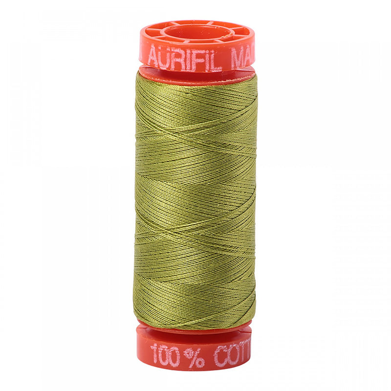 Aurifil Mako Cotton 50 WT Thread SM 1147 Leaf Green