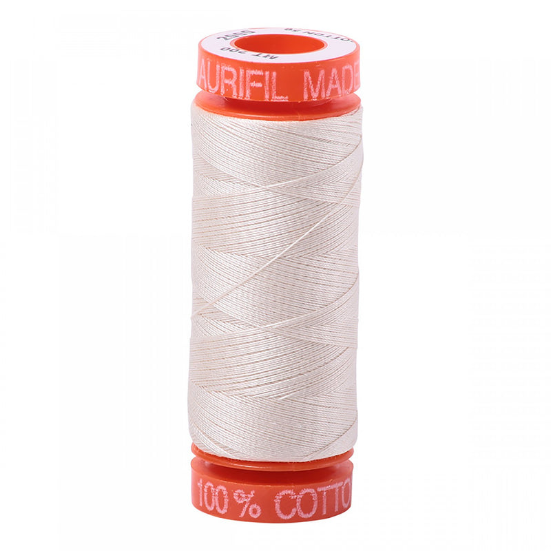 Aurifil Mako Cotton 50 WT Thread SM 2000 Light Sand