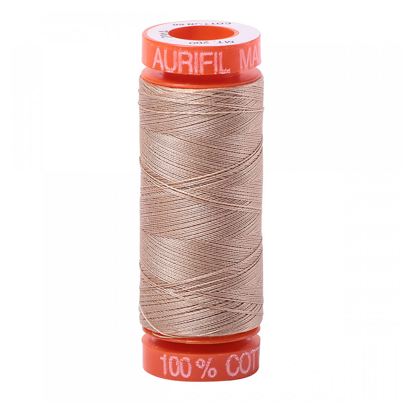 Aurifil Mako Cotton 50 WT Thread SM 2314 Beige