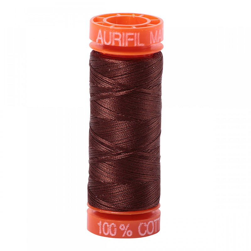 Aurifil Mako Cotton 50 WT Thread SM 2360 Chocolate