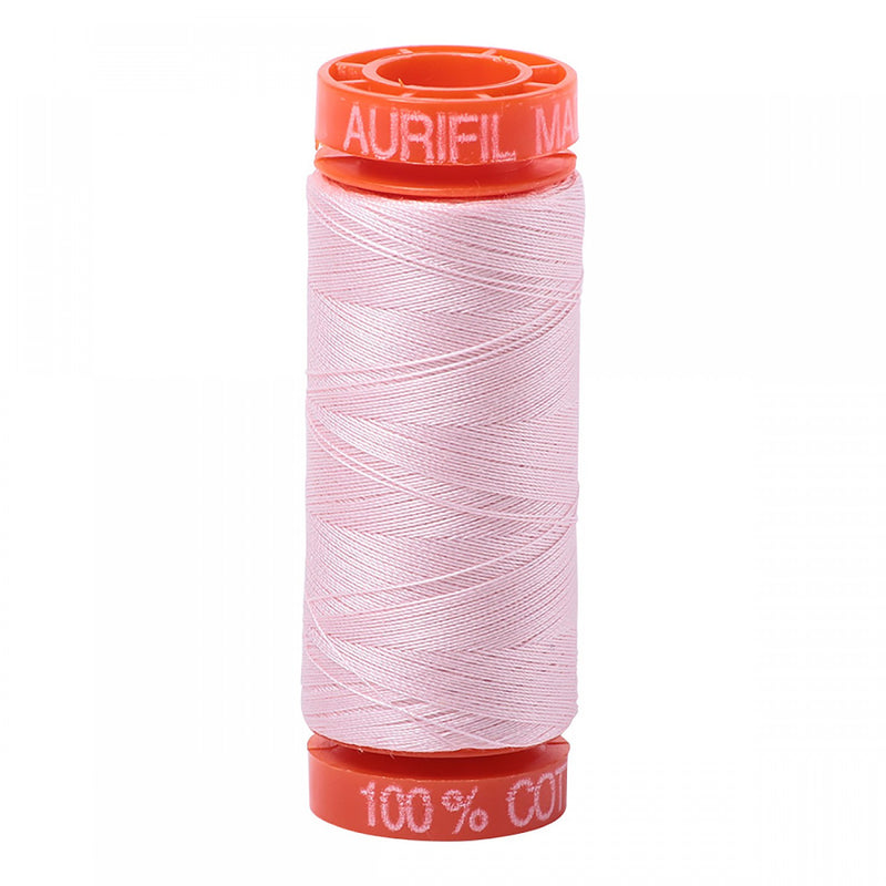 Aurifil Mako Cotton 50 WT Thread SM 2410 Pale Pink