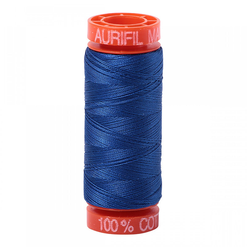 Aurifil Mako Cotton 50 WT Thread SM 2735 Medium Blue