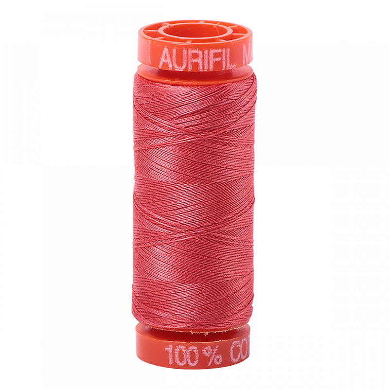Aurifil Mako Cotton 50 WT Thread SM 5002 Medium Red