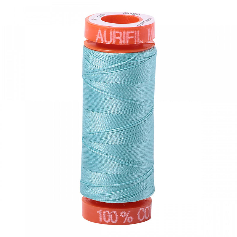 Aurifil Mako Cotton 50 WT Thread SM 5006 Light Turquoise