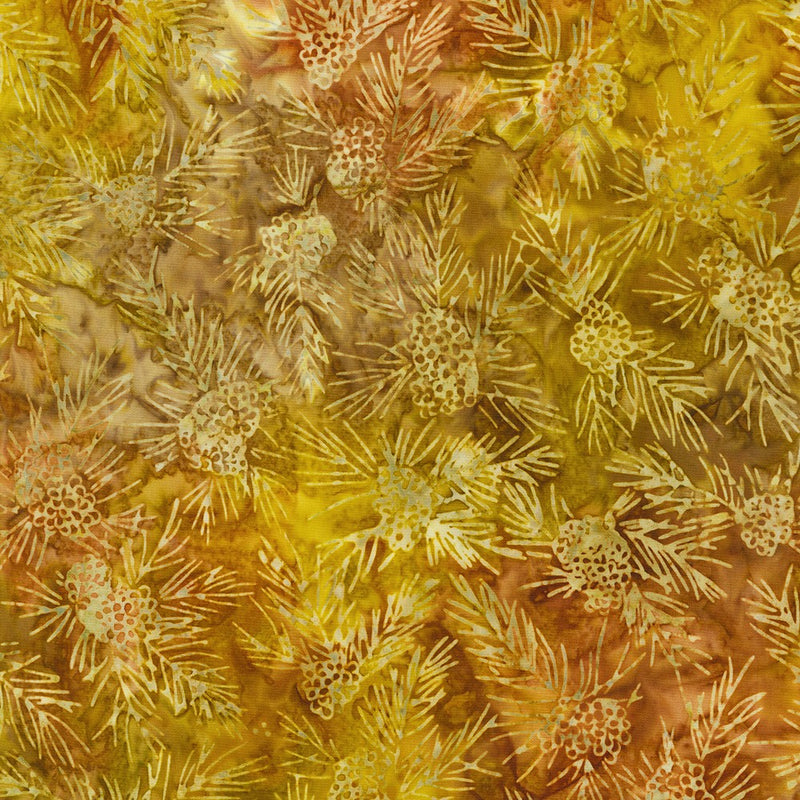 Robert Kaufman Autumn Trails Amber Batik Fabric
