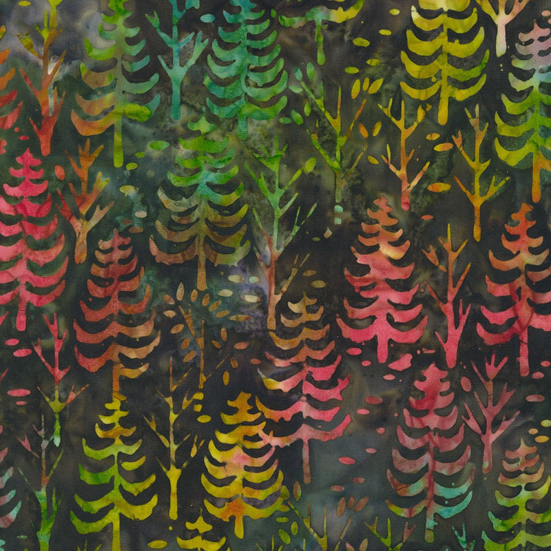 Robert Kaufman Autumn Trails Harvest Batik Fabric