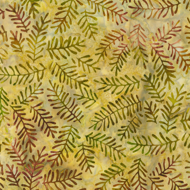 Robert Kaufman Autumn Trails Cedar Batik Fabric