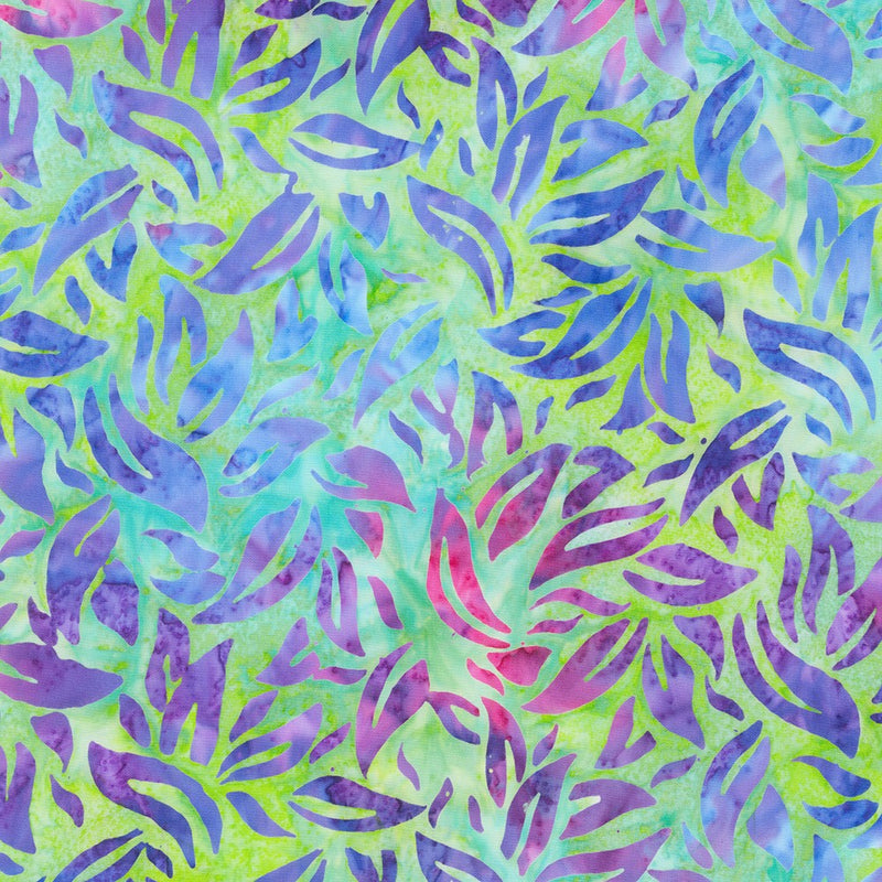 Robert Kaufman Artisan Batiks Wild Garden Sweet Pea Fabric