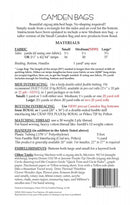 Aunties Two Camden Bag Pattern