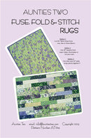 Aunties Two Fuse, Fold and Stitch Rugs Pattern AT634