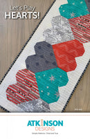 Atkinson Designs Let's Play Hearts Table Runner Pattern