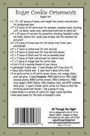 All Through The Night Sugar Cookie Ornaments Pattern
