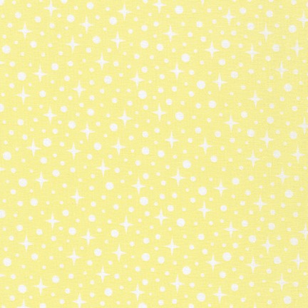 Robert Kaufman Paintbox Stars Meringue Fabric