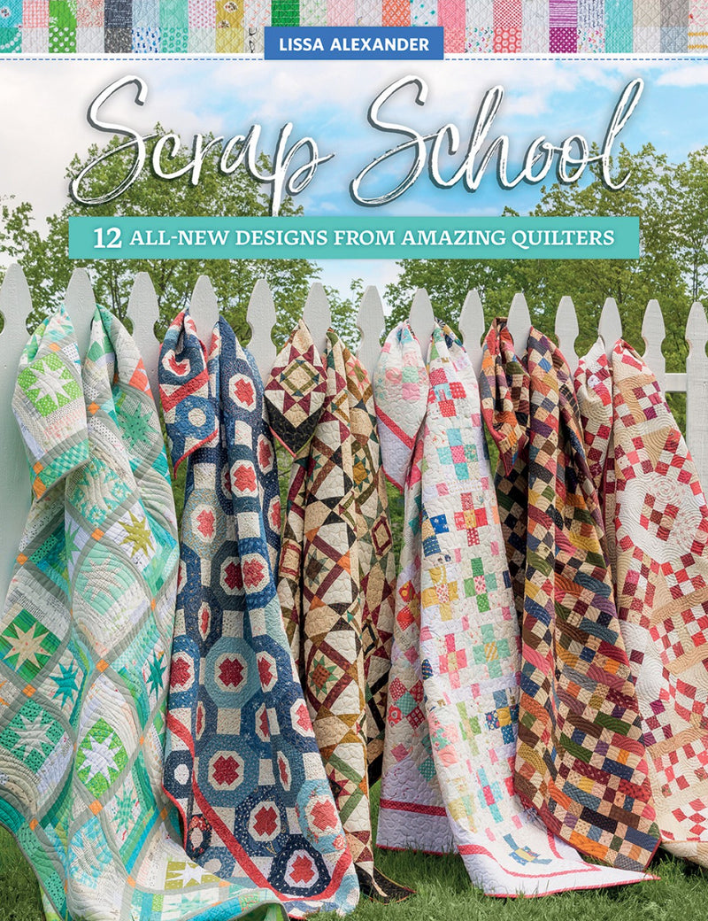Scrap School 12 All New Designs From Amazing Quilters Book