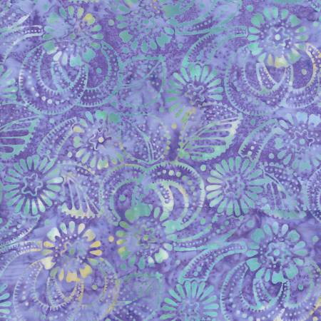 Timeless Treasures Hyacinth Tonga Batik Fabric