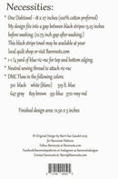 Bareroots Baby, It's Cold Outside Embroidery Dishtowel Pattern