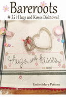 Bareroots Hugs And Kisses Dishtowel Pattern BR251