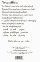 Bareroots Here Comes The Sun Embroidered Dishtowel Pattern