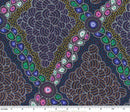 M&S Textiles Bush Waterhole Purple Aboriginal Print Fabric