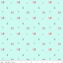 Riley Blake Quilt Fair Ribbons Aqua Fabric