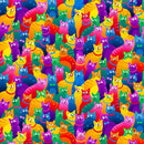 Timeless Treasures Crazy Kitty Fabric