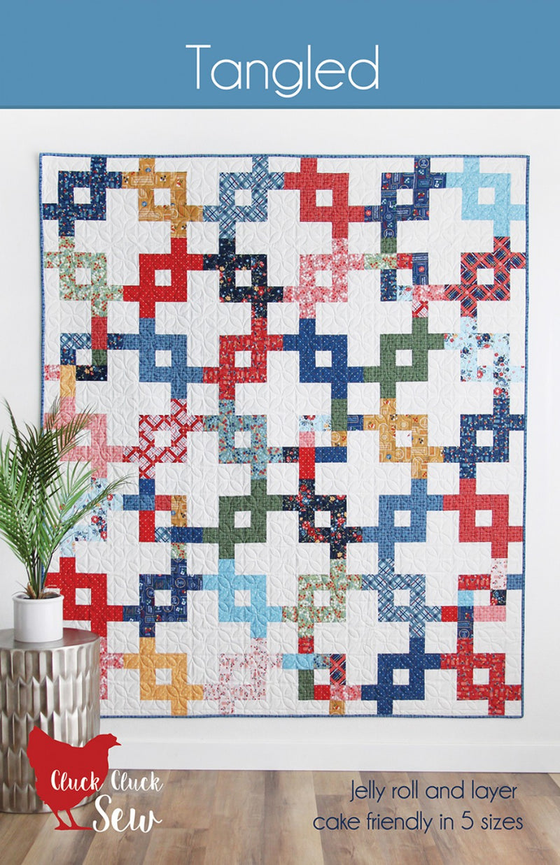 Cluck Cluck Sew Tangled Quilt Pattern