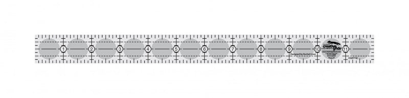 Creative Grids Quilt Ruler 1in x 12in