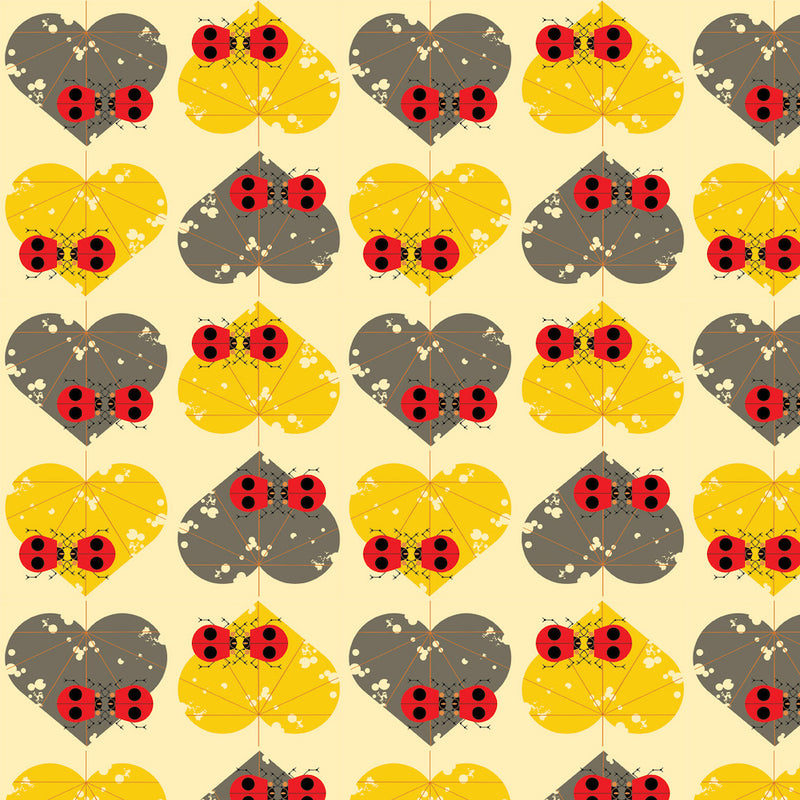 Birch Fabric Lakehouse 2 Print Ladybug Lovers CH-144-Ladybug-Lovers