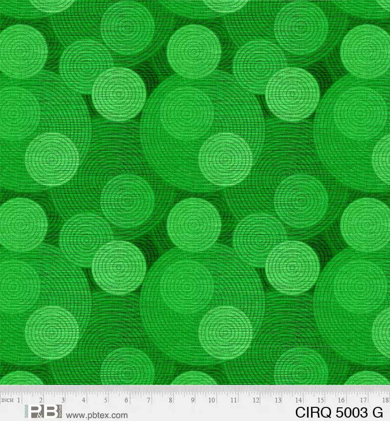 P & B Textiles Cirque Green Fabric