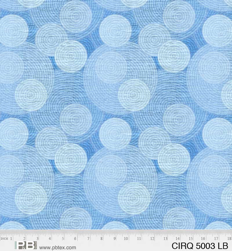 P & B Textiles Cirque Light Blue Fabric