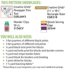 Cut Loose Press Pineapple Salsa Quilt Pattern