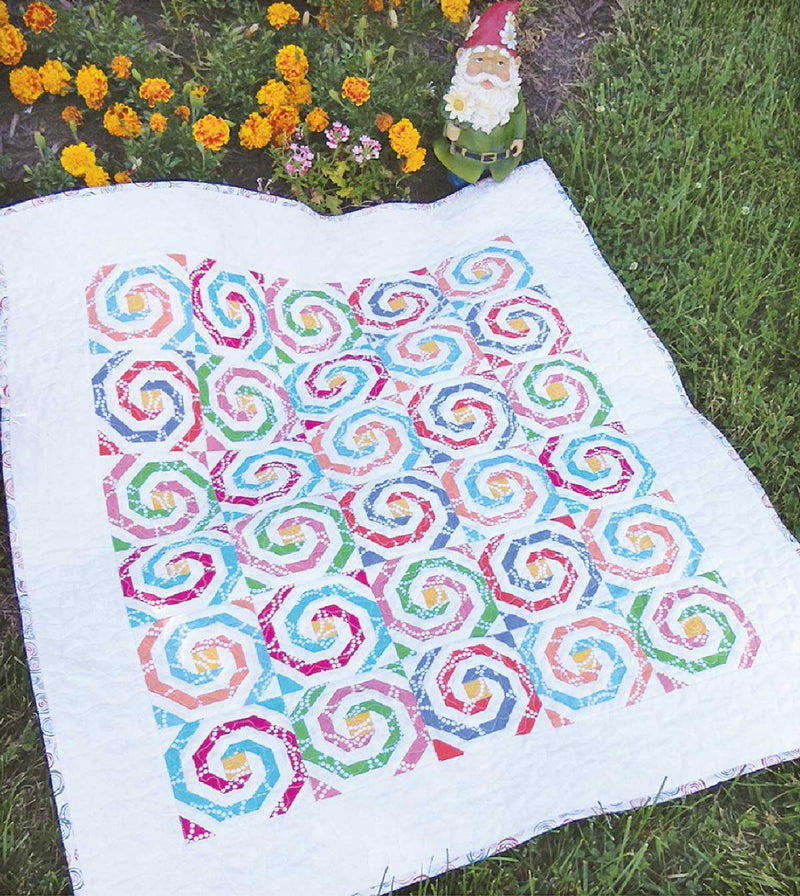 Cut Loose Press Swirly Pearly Buttons Quilt Pattern
