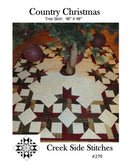 Creek Side Stitches Country Christmas Tree Skirt Pattern