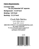 Creek Side Stitches Country Christmas Tree Skirt Pattern