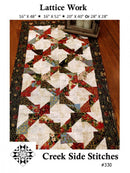 Creek Side Lattice Work Table Runner PatternLattice Work Table Runner Pattern