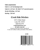 Creek Side Stitches Lattice Work Table Runner Pattern