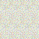 Michael Miller Garden Pindot White Multi Fabric