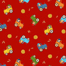 Michael Miller Farmer in Training Color Red CX9334-RED