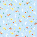 Robert Kaufman Handworks Home Toys Blue Fabric