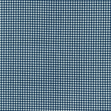 Robert Kaufman Handworks Home Gingham Navy Fabric