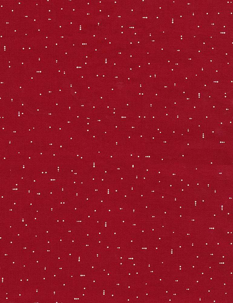 Timeless Treasures Ditsy Background Red Fabric