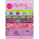 Tula Pink Tiny Beasts Glimmer Ribbon Pack