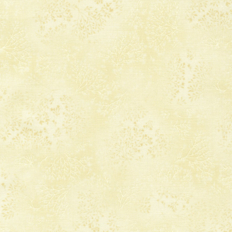 Robert Kaufman Fusions 7 Leaf Branches 85 Vanilla Fabric