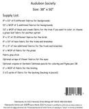 Fiberworks Audubon Society Collage Pattern