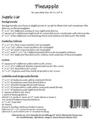 Fiberworks Pineapple Collage Pattern