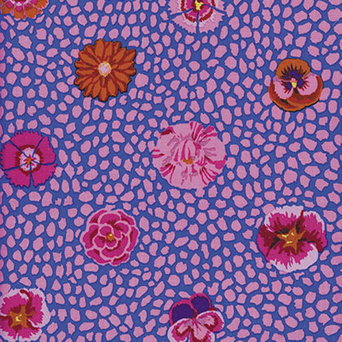 Kaffe Fassett Pink Guinea Flower Fabric