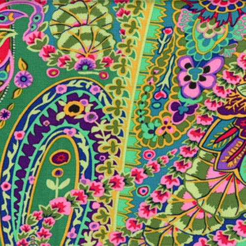 Kaffe Fassett Paisley Jungle Green Fabric