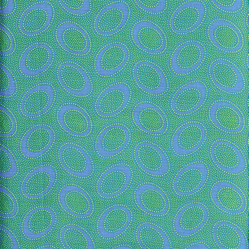 Kaffe Fassett Collective  Print Aboriginal Dot Color Ocean PWGP071.Ocean