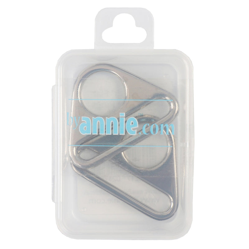 ByAnnie 1.5 Inch Flat Triangle Rings Nickel