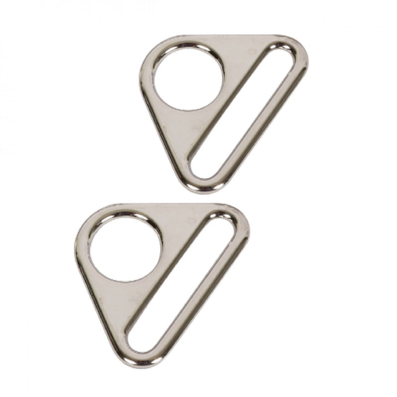 ByAnnie 1.5 Inch Flat Triangle Rings Nickel